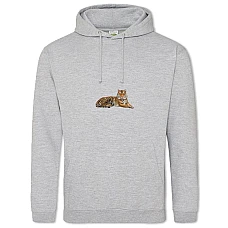 Худі з принтом Брехня Тигра - 2XL сірий