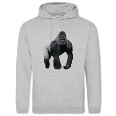 Худи с принтом Горилла - 2XL серый