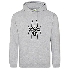 Hoodie with Print Art Of Spider - 2XL grey