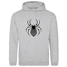 Hoodie with Print Art Of Spider 3 - 2XL grey