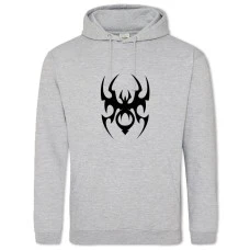 Hoodie with Print Art Of Spider 4 - 2XL grey