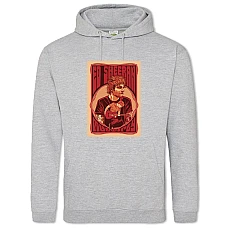 Худи с принтом Эд Ширан 2 - 2XL серый