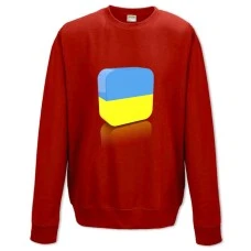 Sweatshort with Print 3D Flag Of Ukraine 2 - XS  red
