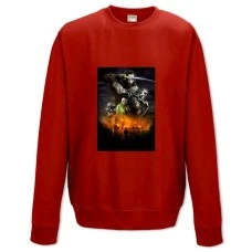 Sweatshort with Print 47 Ronin Theme - XS  red