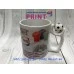 Cup with a soccer ball on the handle