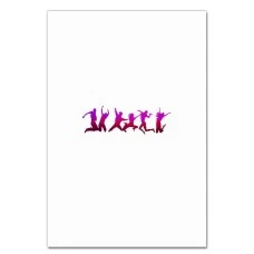 Notebooks A5 with print Youth Day Violet-Red -