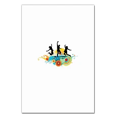 Notebooks A5 with print Young People Dancing -
