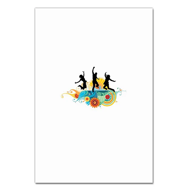 Notebooks A5 with print Young People Dancing -