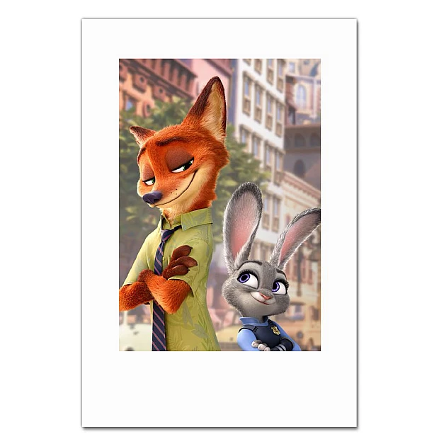 Notebooks A5 with print Zootopia Judy Hopps And Nick Wilde -