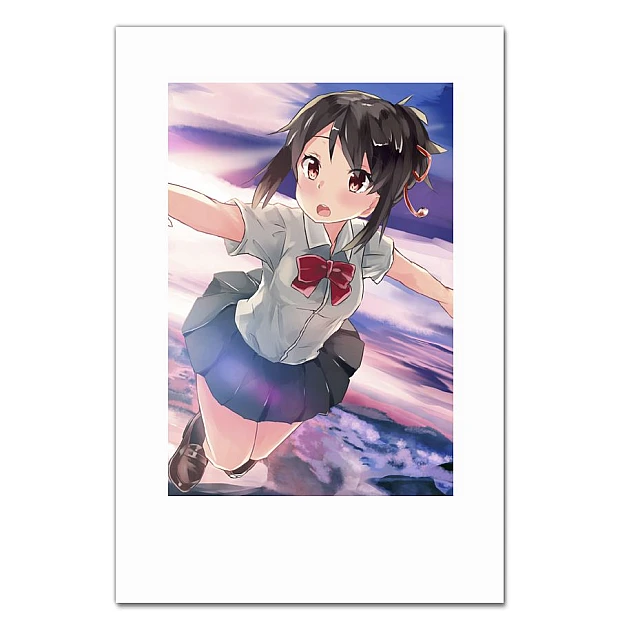 Notebooks A5 with print Your Name Girl Mitsuha Miyamizu -