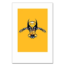 Notebooks A5 with print X-Men Wolverine Yellow Art -