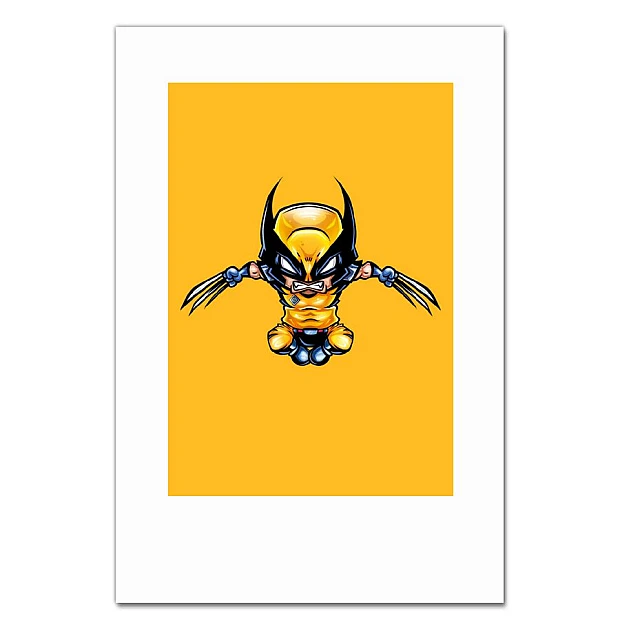 Notebooks A5 with print X-Men Wolverine Yellow Art -