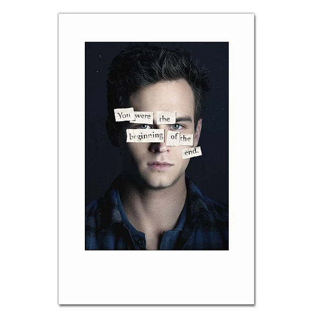 Notebooks A5 with print 13 Reasons Why Justin -