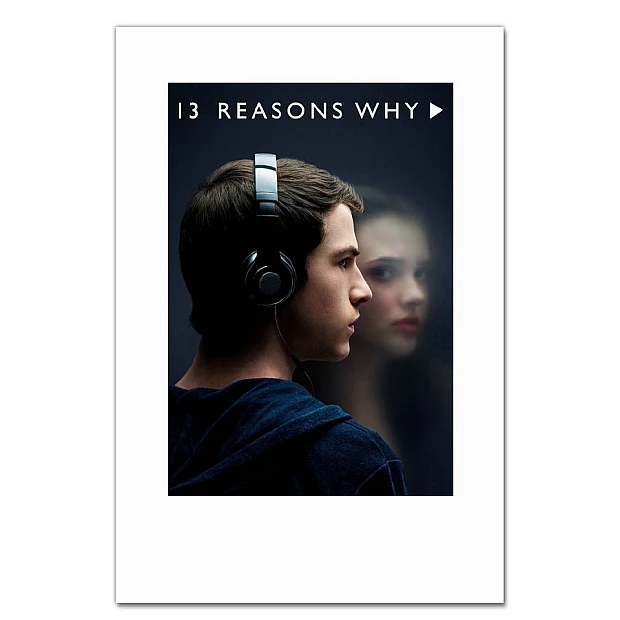 Notebooks A5 with print 13 Reasons Why Clay Jensen Hero -