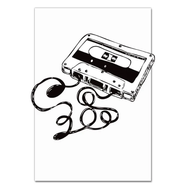 Notebooks A5 with print 13 Reasons Why Cassette -