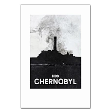 Блокнот А5 з принтом Чорнобиль Темний Принт -