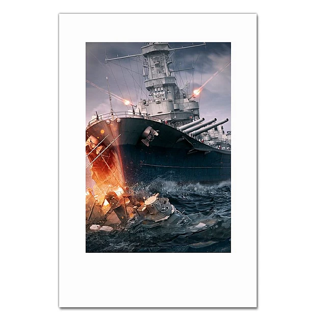 Notebooks A5 with print World Of Warships Theme -