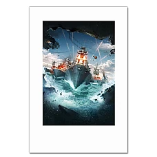 Notebooks A5 with print World Of Warships Cute Print -