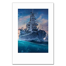 Notebooks A5 with print World Of Warships Boat Print -