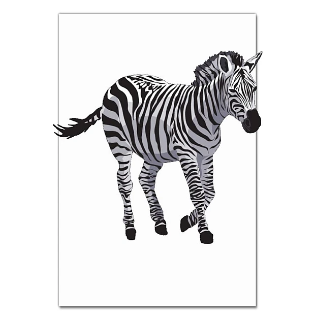 Notebooks A5 with print Zebra Walks -