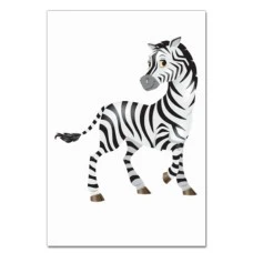 Notebooks A5 with print Zebra Stands On Three Legs -