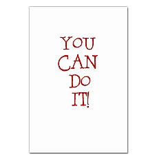 Notebooks A5 with print You Can Do It -