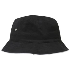 Panama with print - L/XL black