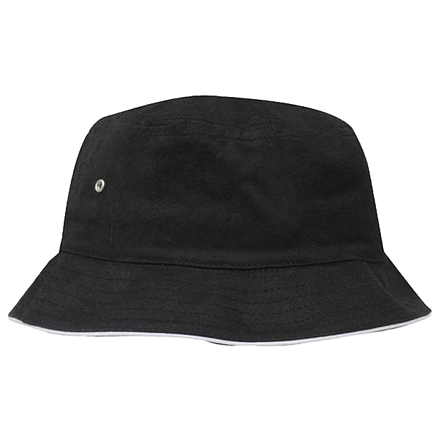 Panama with print - L/XL black