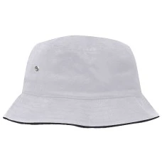 Panama with print - L/XL white
