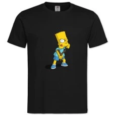 TThe Simpsons Bart Simpson -shirt with Print The Simpsons Bart Simpson - 2XL black