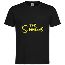 TThe Simpsons Logo -shirt with Print The Simpsons Logo - 2XL black