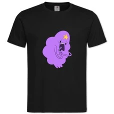 TAdventure Time Scary Lumpy Space Princess -shirt with Print Adventure Time Scary Lumpy Space Princess - 2XL black