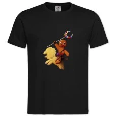 Футболка с принтом Шрек Печенька - 2XL черная