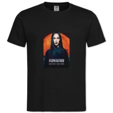 Футболка с принтом Хардкисс - 2XL черная