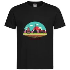 TTokyo -shirt with Print Tokyo - 2XL black