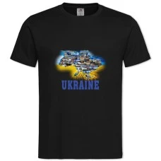 TUkraine -shirt with Print Ukraine - 2XL black
