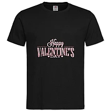 TValentine's Day Inscription With White Stroke -shirt with Print Valentine's Day Inscription With White Stroke - 2XL black