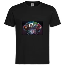Футболка с принтом Артифакт Карты - 2XL черная