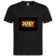 Футболка с принтом Бенди Логотип - 2XL черная