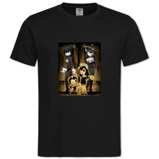 TBendy And Alice -shirt with Print Bendy And Alice - 2XL black