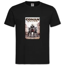 TBarbarians -shirt with Print Barbarians - 2XL black