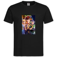 TToy Story Main Heroes -shirt with Print Toy Story Main Heroes - 2XL black