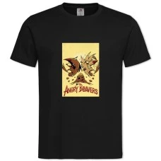 TAngry Beavers Theme -shirt with Print Angry Beavers Theme - 2XL black