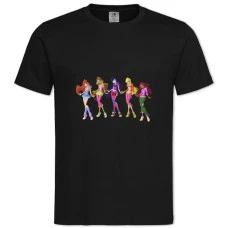 TWinx Club All Princess -shirt with Print Winx Club All Princess - 2XL black