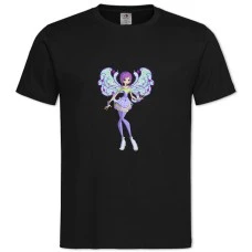 TWinx Club Cute Princess -shirt with Print Winx Club Cute Princess - 2XL black