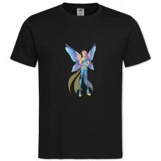 TWinx Club Princess In Blue -shirt with Print Winx Club Princess In Blue - 2XL black