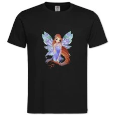 TWinx Club Princess With Wings -shirt with Print Winx Club Princess With Wings - 2XL black