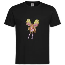 TWinx Club Flora With Wings -shirt with Print Winx Club Flora With Wings - 2XL black