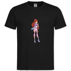 TWinx Club Bloom Girl -shirt with Print Winx Club Bloom Girl - 2XL black