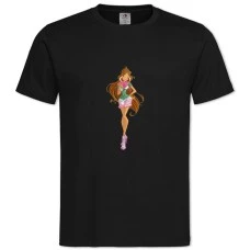 TWinx Club Cute Flora -shirt with Print Winx Club Cute Flora - 2XL black